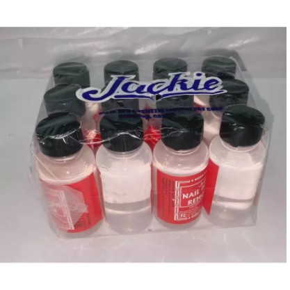 Jackie Nail Polish Remover Acetone 30ml / Cuticle Remover 60ml (12pcs ...