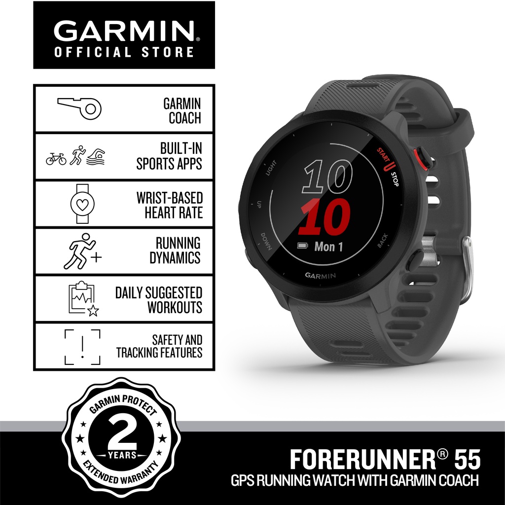 Cheap Protective Case For Garmin Forerunner 55 Watch Cover For Garmin  Forerunner 158 Soft TPU Bumper Smart Watch Shell