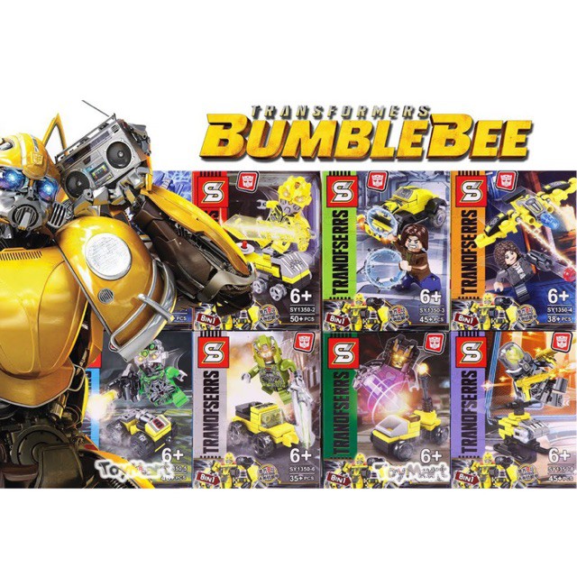 8 in 1 Transformer LEGO Minifigure w/ Transformer Play Set Building ...