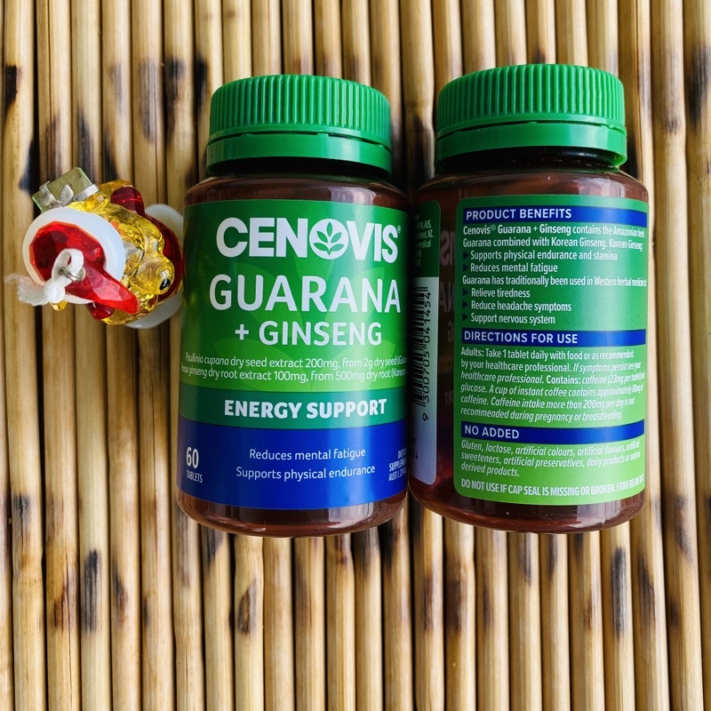 Cenovis Guarana + Ginseng Tablets 60pk | Shopee Philippines