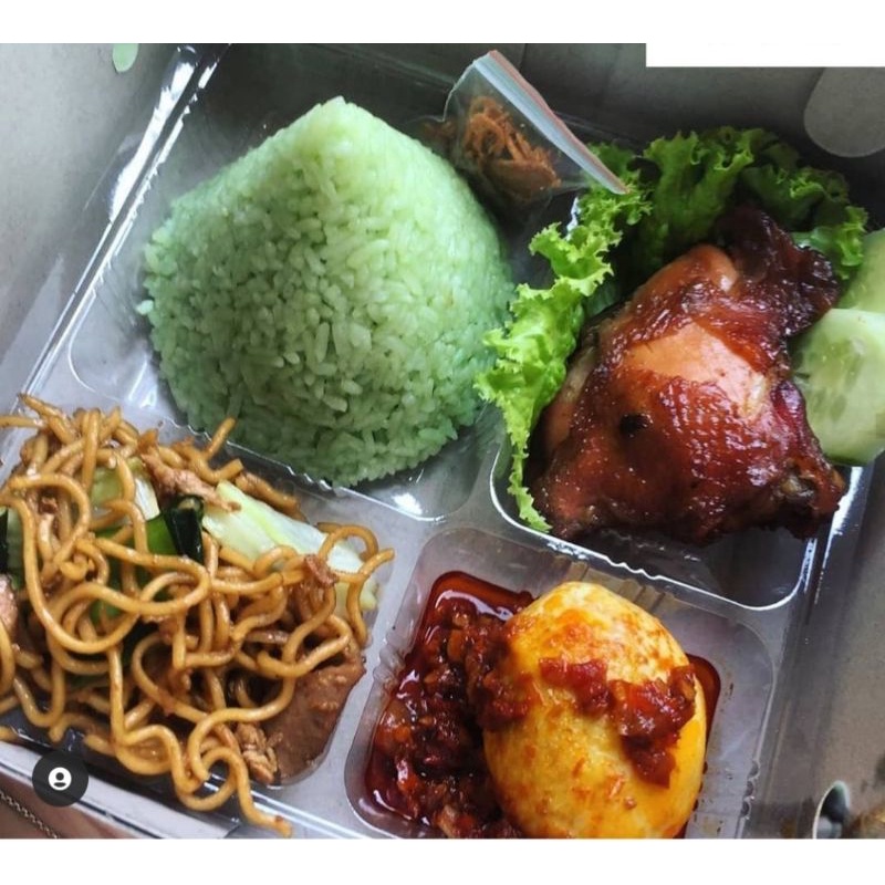 Rice Box Contents 4 Tumini Halal Delicious Free Stickers | Shopee ...