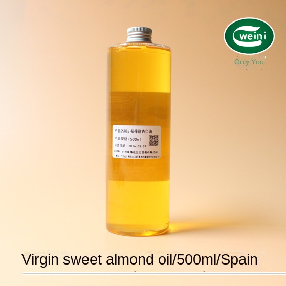 fast Pure cold pressed virgin sweet almond oil 500ml base oil almond