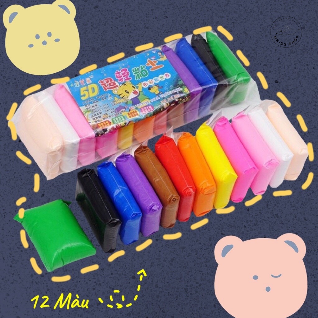 Self-drying clay Safe clay for boys and girls set of 24,36,12 colors ...