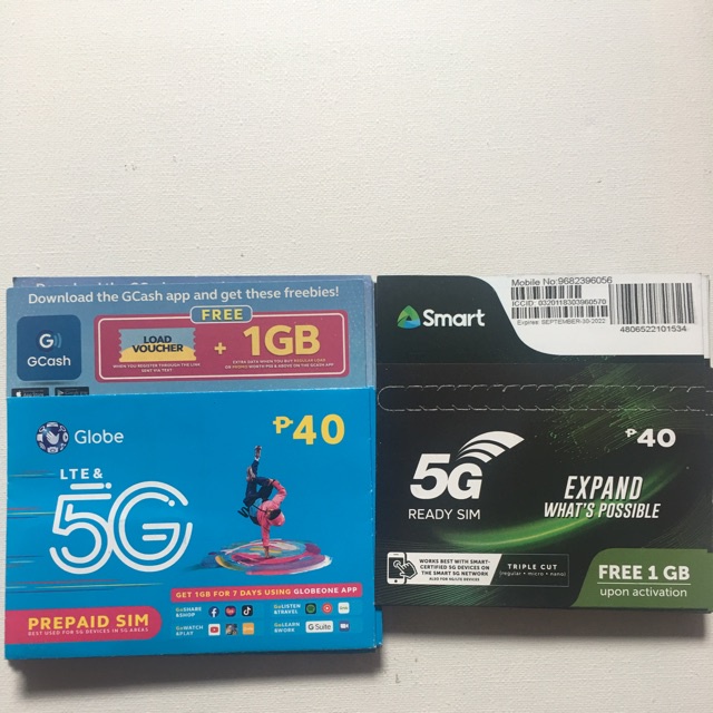 Smart Globe TM LTE TNT SIM card Tricut | Shopee Philippines