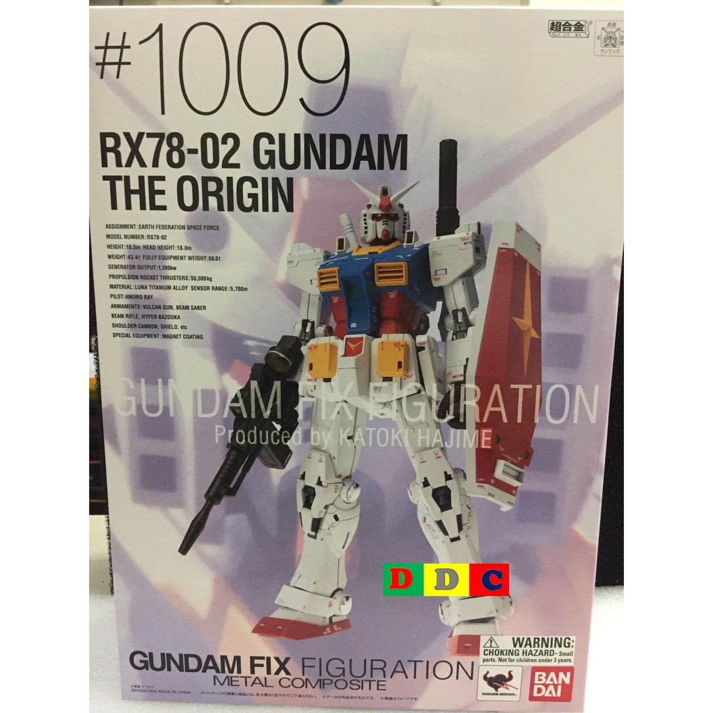 Bandai GFFMC RX78-02 Gundam The Origin #1009 (SEALED) | Shopee 