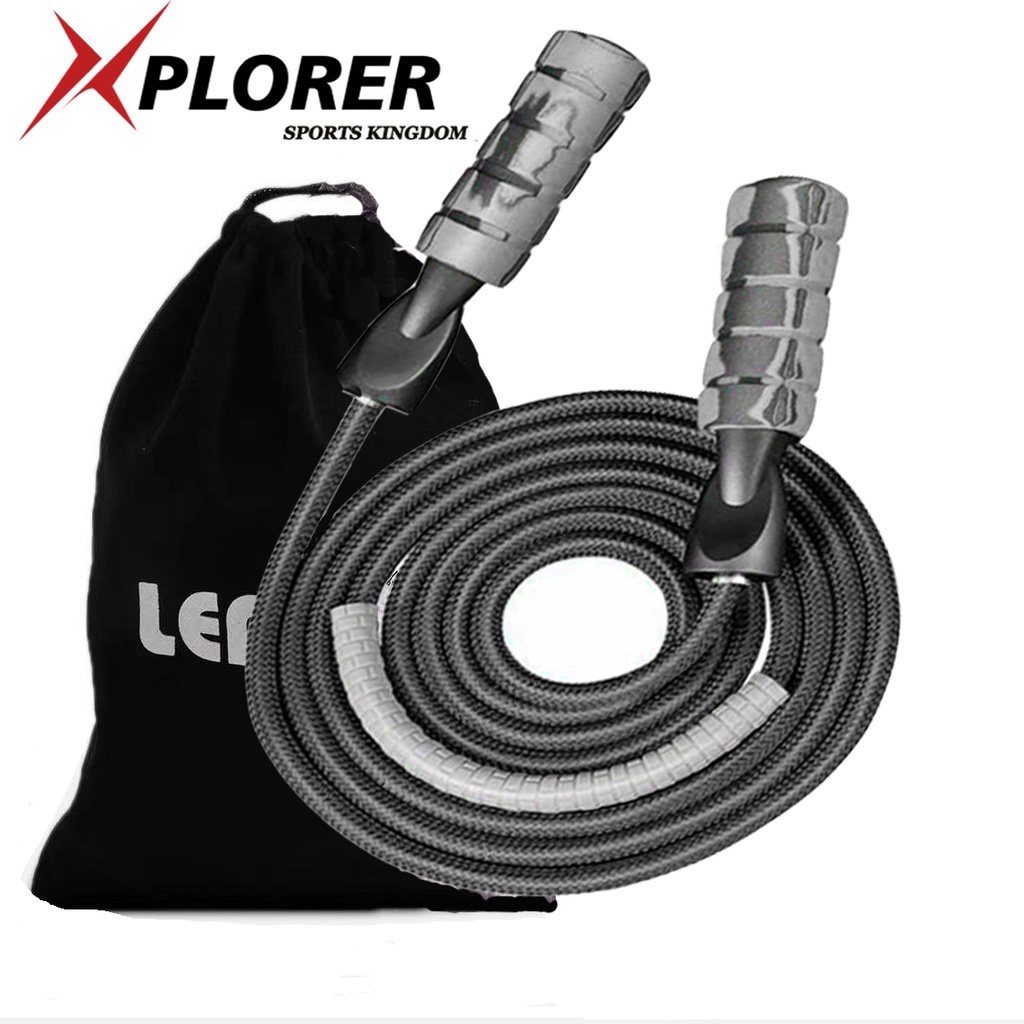 Skipping Jump Rope Gym High Speed Skip Rope Adjustable Length Nylon ...