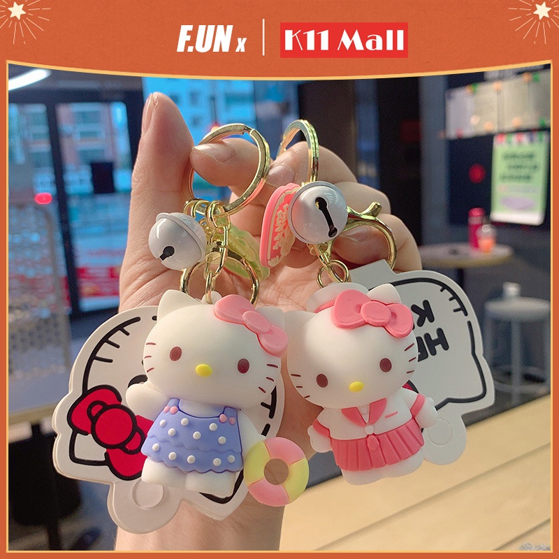 Sanrio Cute Dressup Diary Hello Kitty Keychain Car Motorcycle Key ...