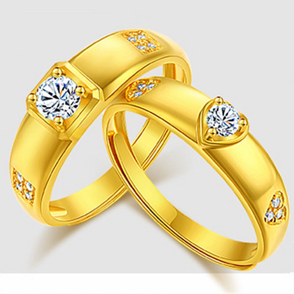 Couple rings 2024 gold 24k