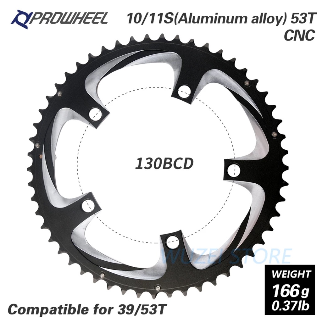 PROWHEEL Road Bike 110BCD/130BCD Chain Ring 34T/39T/50T/53T Cycling ...