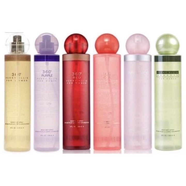 Perry Ellis 360 Degrees Women Body Mist Spray 236ml