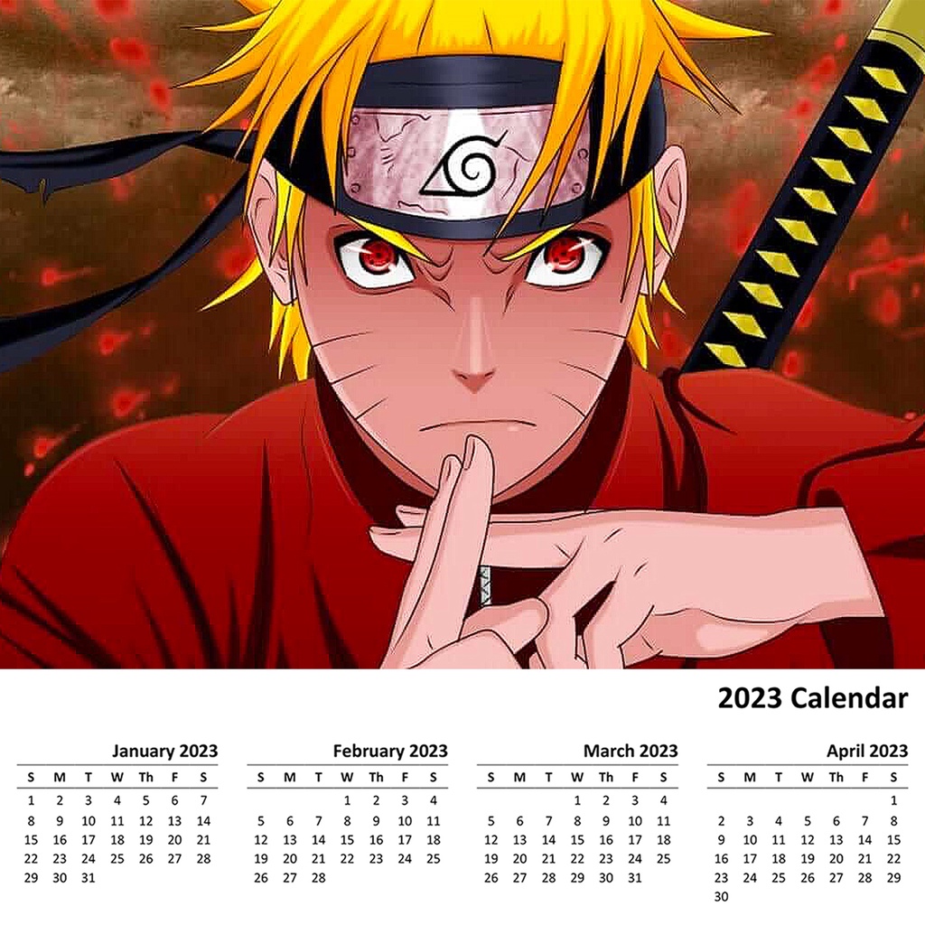 Customize Anime Calendar 2024 (5R) (small calendar) | Shopee Philippines