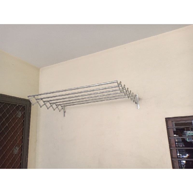 Wall Laundry Rack Heavy Duty Wall Mounted Sampayan | Shopee Philippines