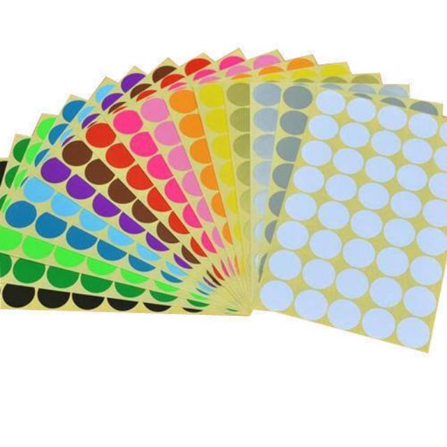 Round / circle cut vinyl sticker for labelling | Shopee Philippines