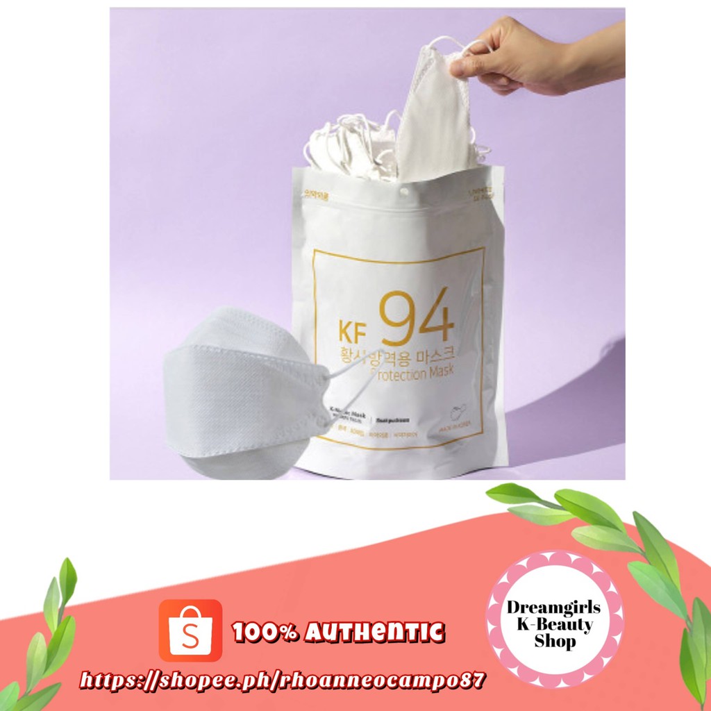 KMEDIC KF94 Protection Mask (White) (Made in Korea) Shopee Philippines