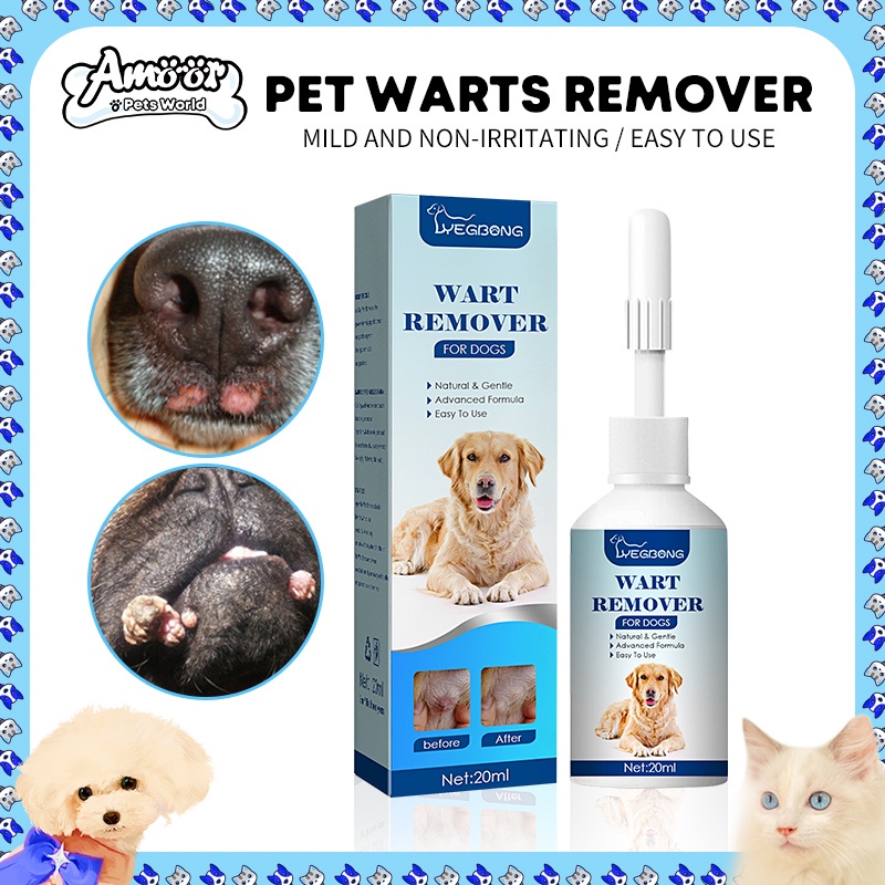 dog warts removal pet Natural Wart Remover 20ml dog Skin Tags dog