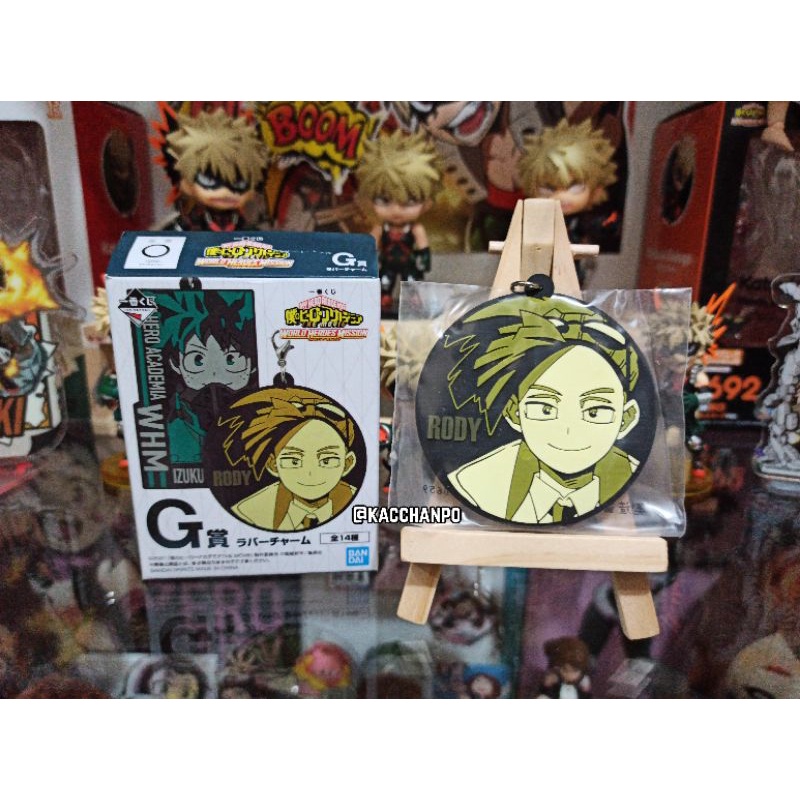 GANTUNGAN Rubber Round Keychain BNHA Official Merchandise My Boku No ...