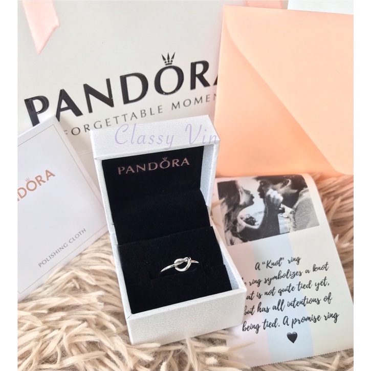 Pandora deals knot ring