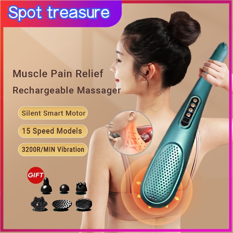 Handheld Massager Electric Massager Therapy Chargeable Body Massager Vibrating Muscle Tissue