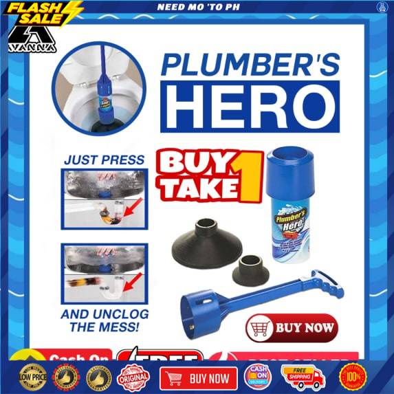 Plumber's Hero Kit - Unclog Drains Instantly