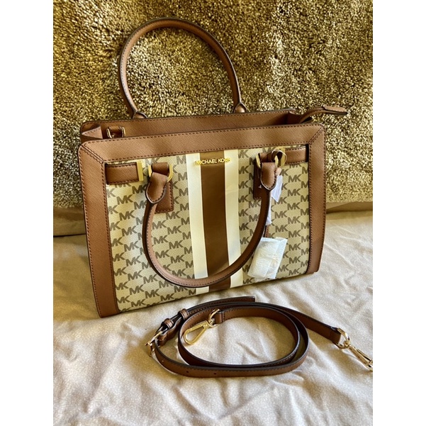 Michael kors center outlet stripe purse