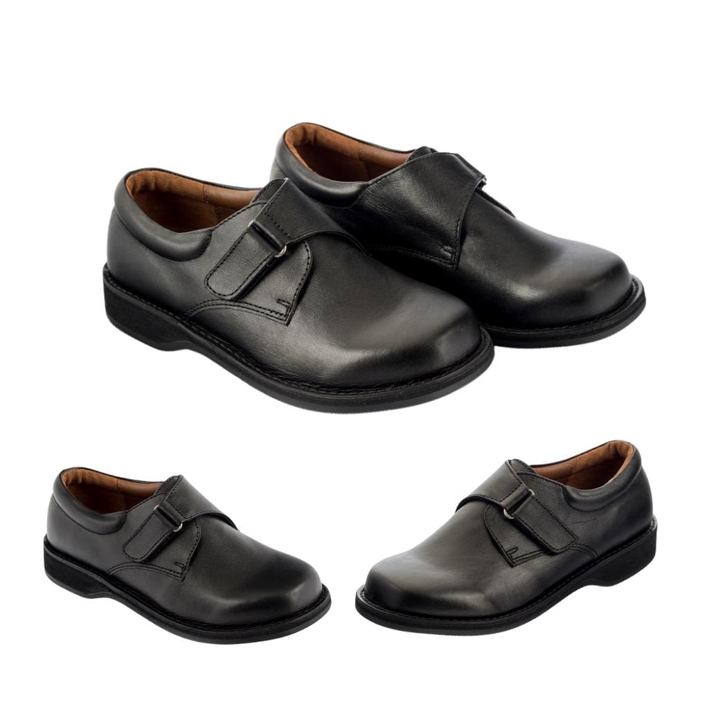 Gibson Kids- Kian Molded Genuine Leather Boy School Shoes | Shopee ...