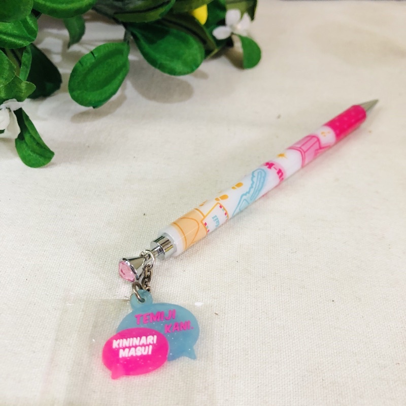 MECHANICAL PENCIL with RUBBER GRIP/Daiso KADOKAWA/ TEMIJI/KININARI