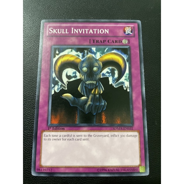 Yugioh Skull Invitation (TCG) Shopee Philippines