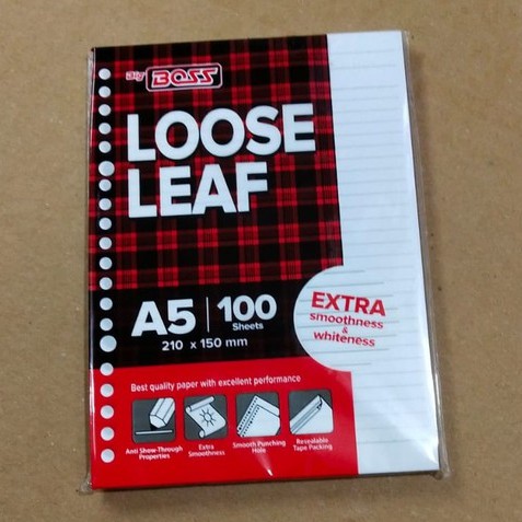 Small BINDER Contents 100/LOOSE LEAF A5 Contents 100 (12 64 77 ...