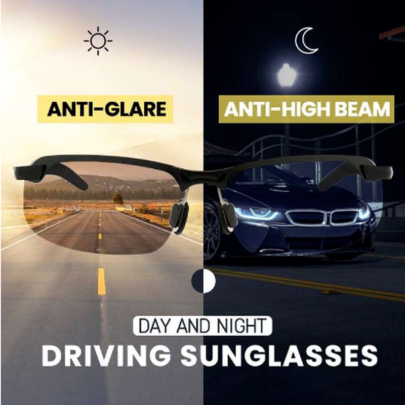 Men's Ladies Sunglasses Day and Night Driving Glasses Smart Color