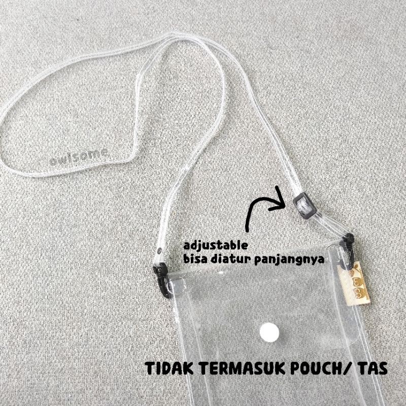 Transparent sling bag online shopee