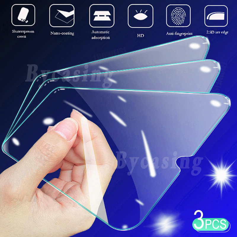 3PCS Clear Tempered Glass Film For Realme Note 50 C51 C53 8 5G C15 C11 ...