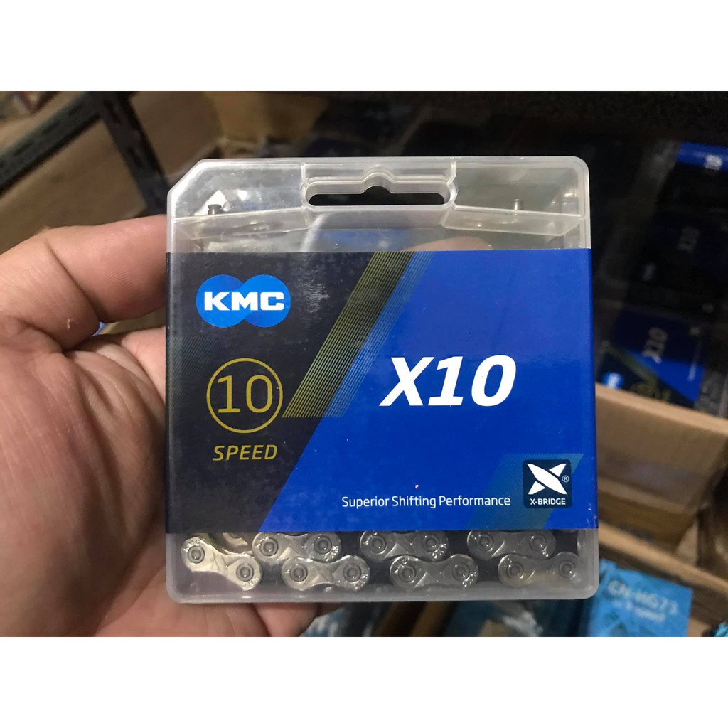 KMC x10 10s 10 Speed Silver Chain | Shopee Philippines