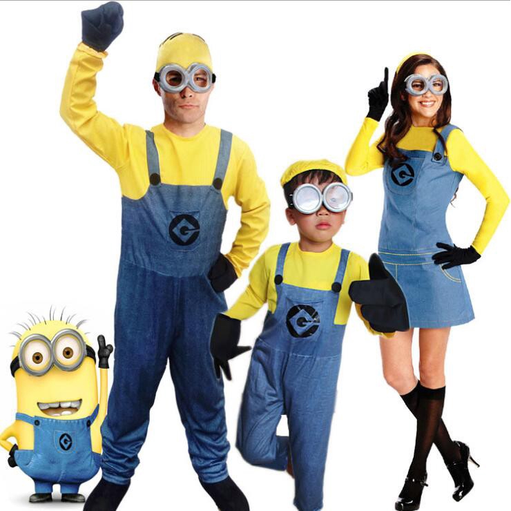 Minion Jumpsuit Despicable Me Cosplay Costumes Party Dress for Women ...