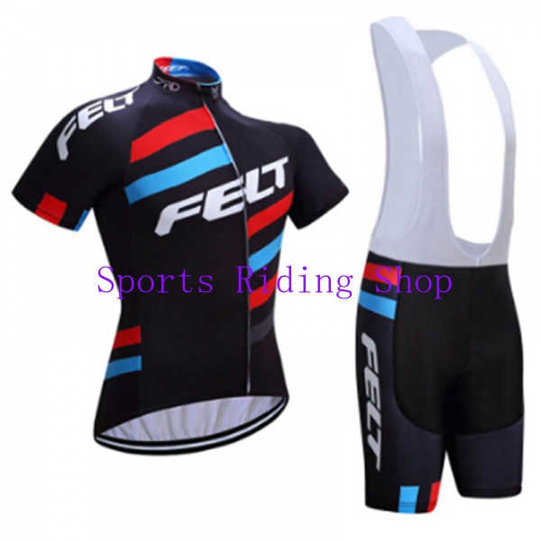 Felt Bicycle Jersey, Bicycle Pants Fleet Version Summer QuickDrying, Breathable Mountain Bike