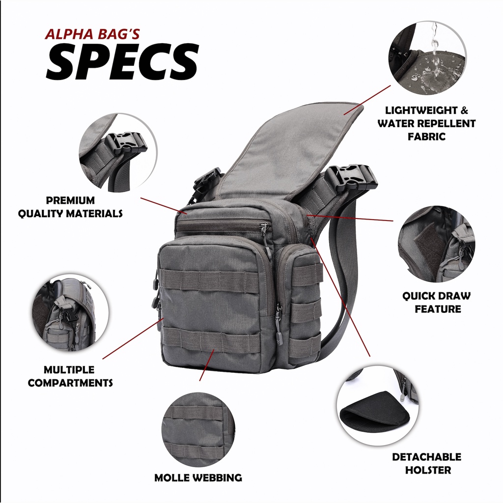 Tactical sling bag shopee new arrivals