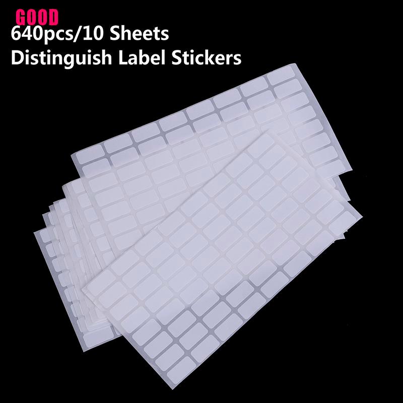 [GOOD]640pcs Distinguish Label Stickers Classification Storage Labels ...