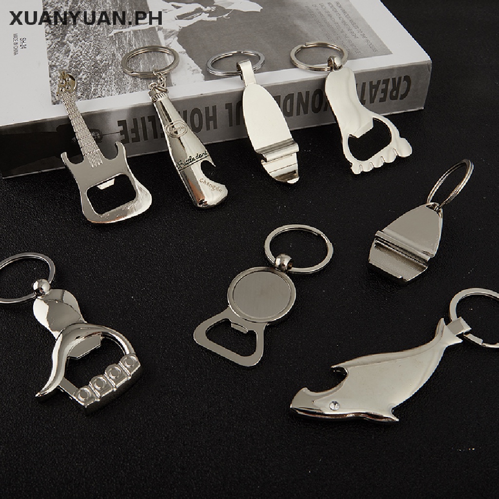 XUAN NEW Key Chain Aluminum Beer BOTTLE and CAN OPENER small beverage ...