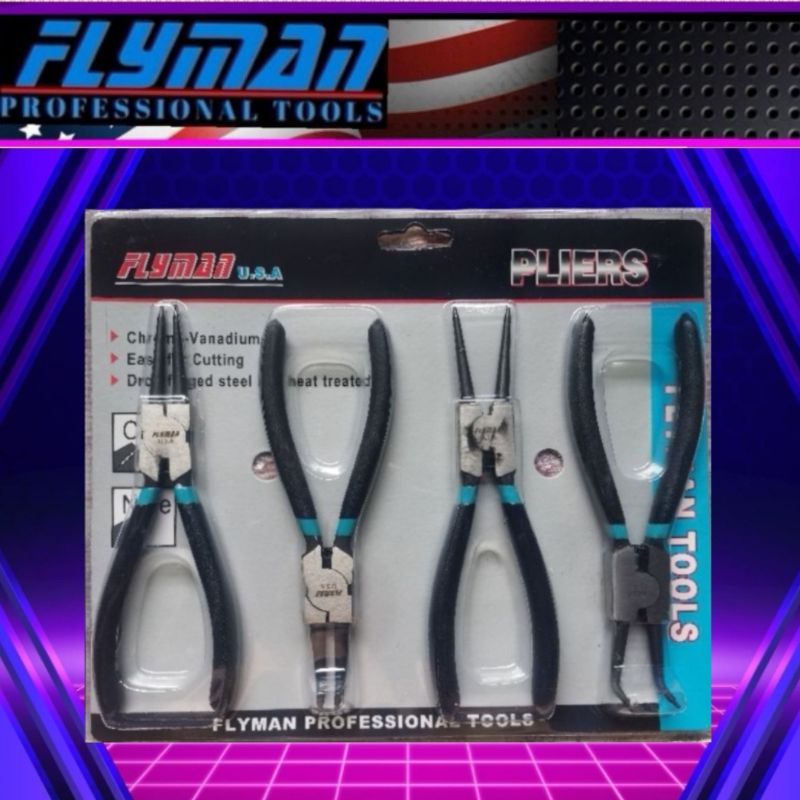 7 inches Flyman circlip set/snap ring remover 4pcs | Shopee Philippines