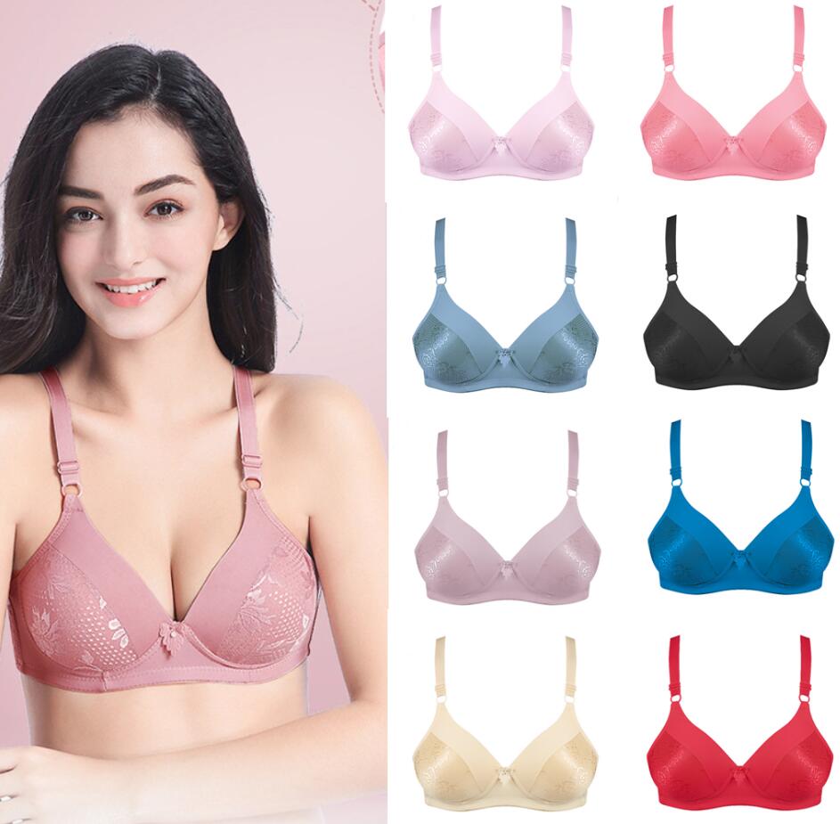 Big Size Push Up Bra 36-42 B Cup Seamless Bras Thin Foam