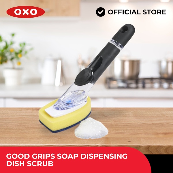 OXO Houseware Good Grips Soap Dispensing Dish Scrub Shopee Philippines
