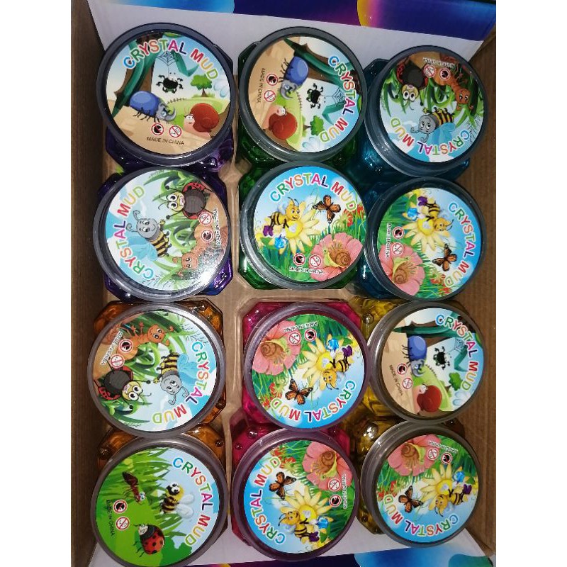 CRYSTAL MUD SLIME INSECTS P50 EACH BOTTLE | Shopee Philippines
