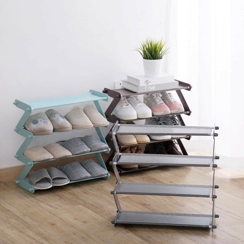 CHAINSHOP Korean 4layer stackable shoe rack | Shopee Philippines