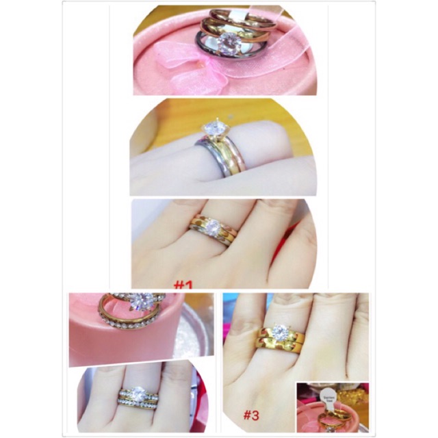 Stainless ring 、、、、、、 | Shopee Philippines