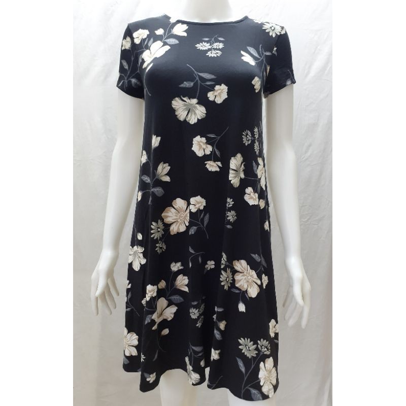 Short sleeve jersey swing clearance dress