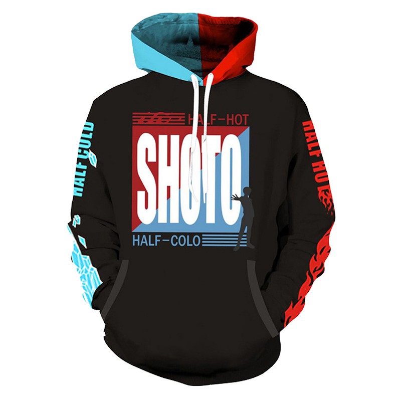 My Hero Academia Todoroki Shoto Cosplay Hoodie Jacket Shopee