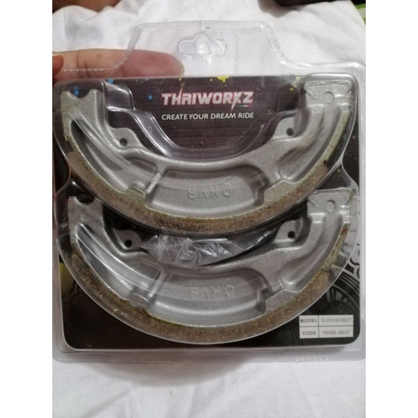 Thaiworkz Genuine Ceramic Brake shoe for Honda Beat Carb Type, Honda ...