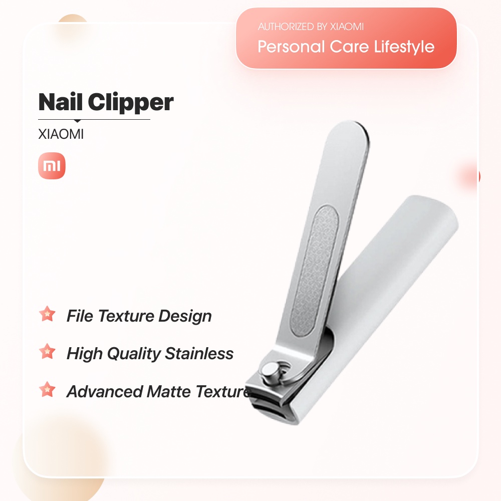 Xiaomi Mijia Nail Clipper with Anti-Splash Cover Stainless Steel ...