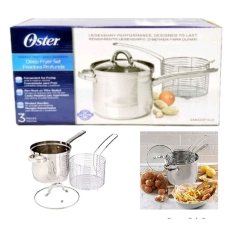 Oster Deep Fryer Set 3 pc Set 100 Authentic USA Shopee Philippines