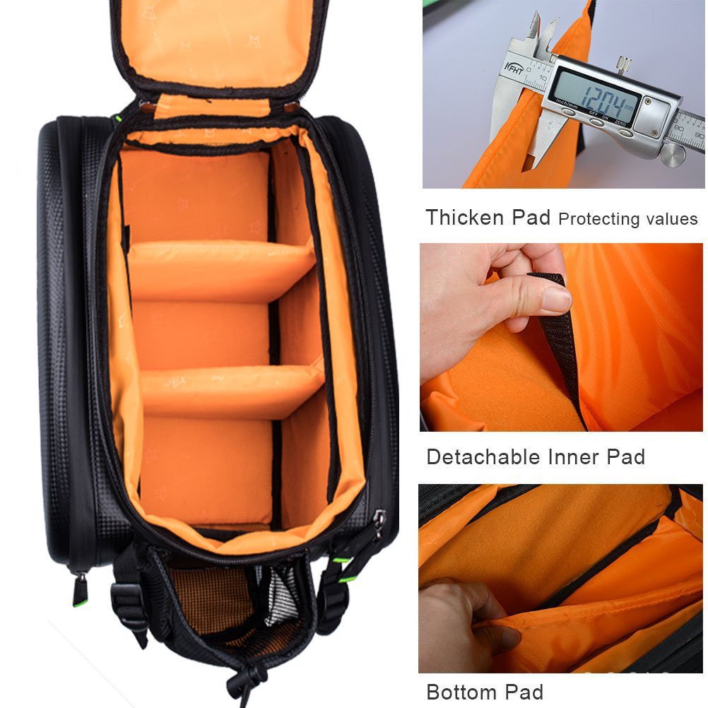rockbros bike rack bag trunk bag