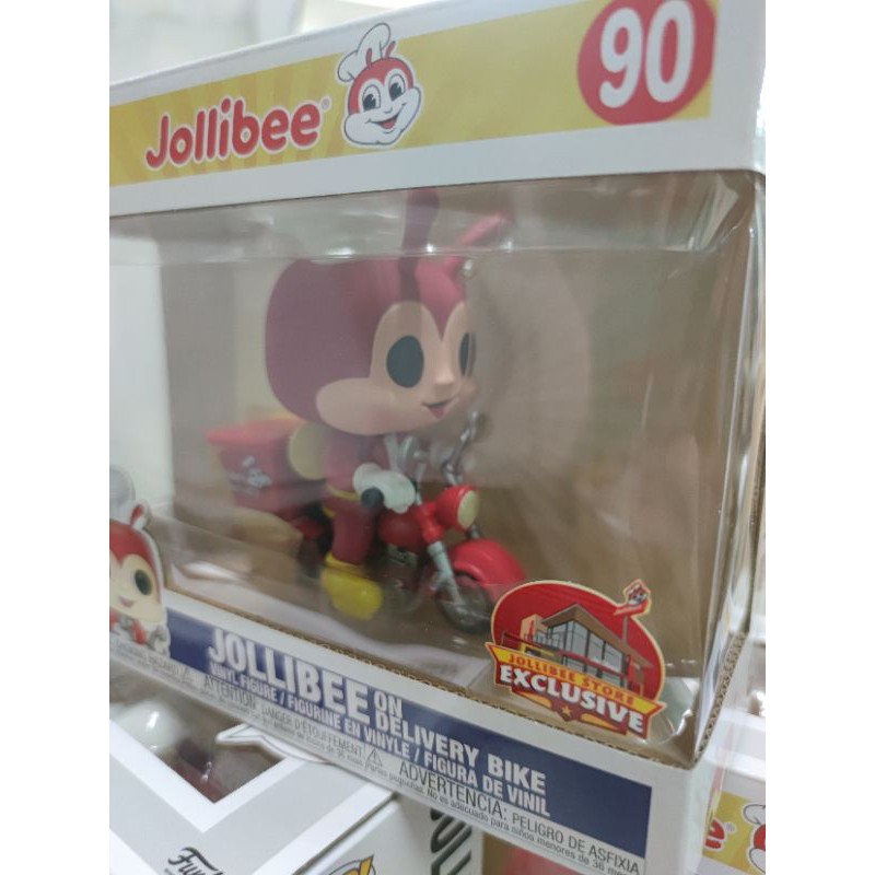 funko pop jollibee on delivery bike